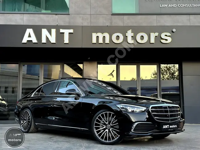 MERCEDES S450d LONG 4MATIC 2023 - بمحور خلفي , ثلاجة COOLBOX , بدون حوادث , من الوكالة