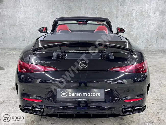 سيارة SL63 AMG 4 MATİC موديل 2022  AERO LİFT المحور الخلفي تدليك 3D BURM