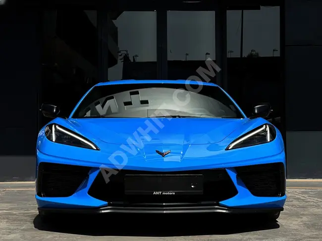 2022 - Chevrolet CORVETTE C8 STINGRAY 6.2 V8 - شاشة عرض المعلومات على الزجاج الامامي - مقاعد تبريد - نظام صوتي BOSE - قيادة رياضية