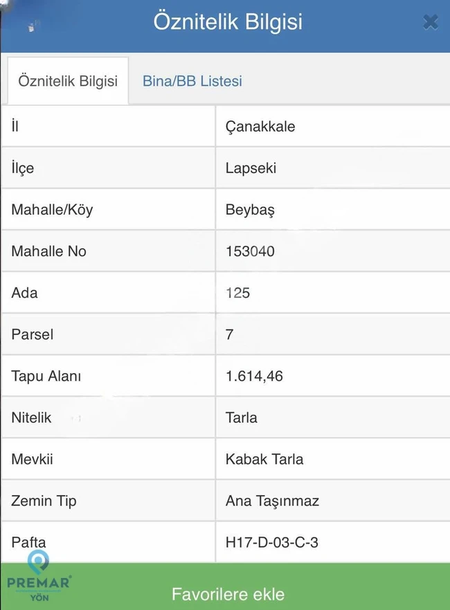 Investment land with a registered cadastral road in the land registry