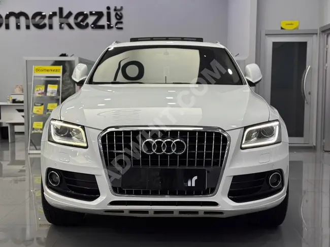 سيارة AUDİ Q5 2.0 TDI QUATTRO S-TRONİC موديل 2014 فتحة سقف بدون اي تغيرات