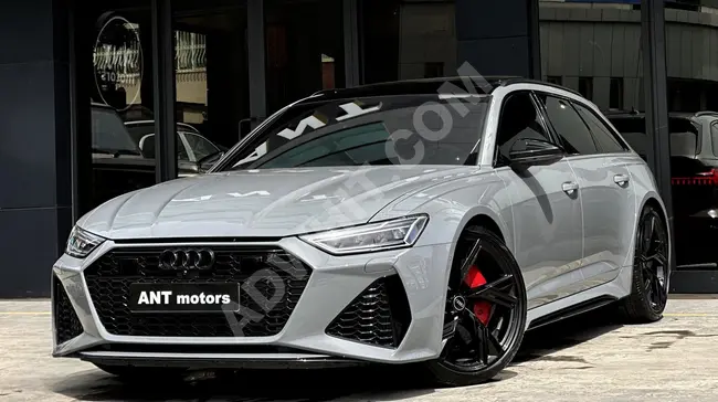 سيارة 2022 AUDI RS6 4.0 TFSI QUATTRO DYNAMIC  نظام تعليق خلفي + نظام صوت BANG OLUFSEN 3D