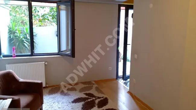 New 1+1 Garden Floor Apartment for Sale in Üsküdar Z. Kamil