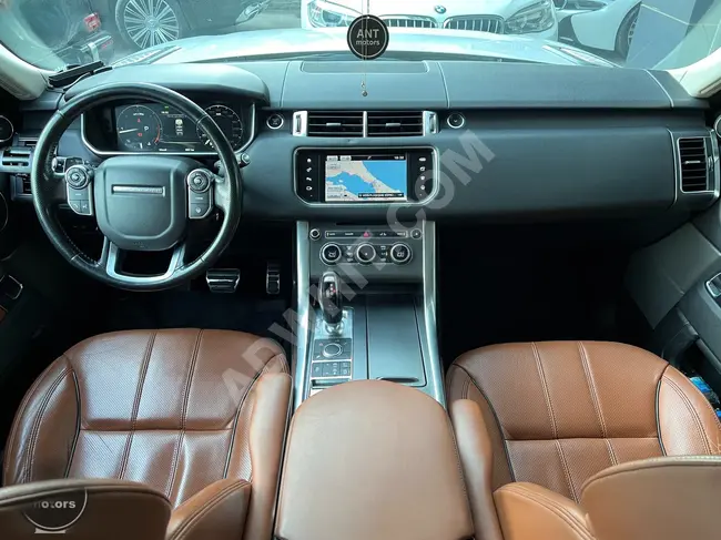 سيارة 2016 RANGE ROVER SPORT 3.0 SDV6 HSE DYNAMIC بدون حوادث من الوكيل + سقف بانورامي زجاجي+ شاشة كاميرا TVN