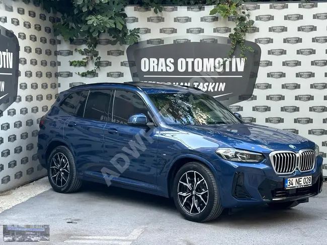 BMW X3 20i sDrive موديل 2023 مع نظام HARMAN/KARDON وحقيبة خلفية كهربائية- من ORAS