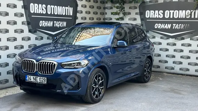 BMW X3 20i sDrive موديل 2023 مع نظام HARMAN/KARDON وحقيبة خلفية كهربائية- من ORAS