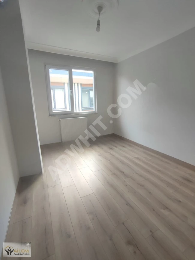 2+1 apartment, middle floor with a front-facing view for rent in a new building near the metrobüs.