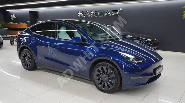 TESLA MODEL Y LONG RANGE موديل 2023 - AWD - مساعد قيادة - سقف زجاجي - HANCAR