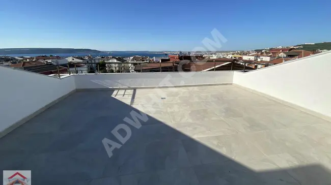 3+1 Duplex Apartment for Sale with Sea View in ÇANAKKALE KEPEZ