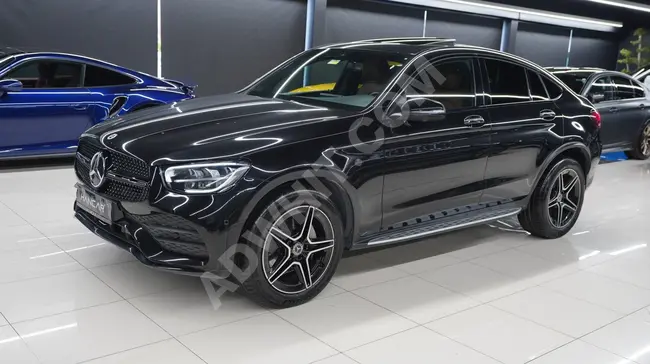 سيارة MERCEDES GLC COUPE 300 D AMG 4MATİC موديل 2021 - سقف زجاجي - من الوكالة