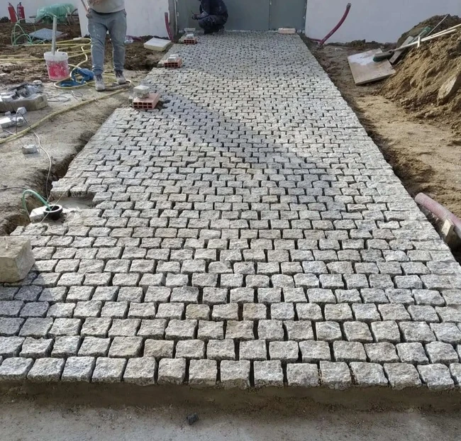 Halil, a stonemason of basalt cubes, in Antalya, İzmir, Manisa.