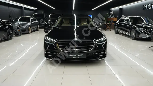 سيارة MERCEDES S400d AMG موديل 2023 - المحور الخلفي - 3D - تدليك - BURMESTER