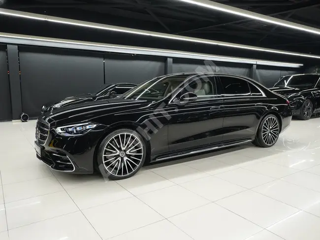 سيارة MERCEDES S400d AMG موديل 2023 - المحور الخلفي - 3D - تدليك - BURMESTER