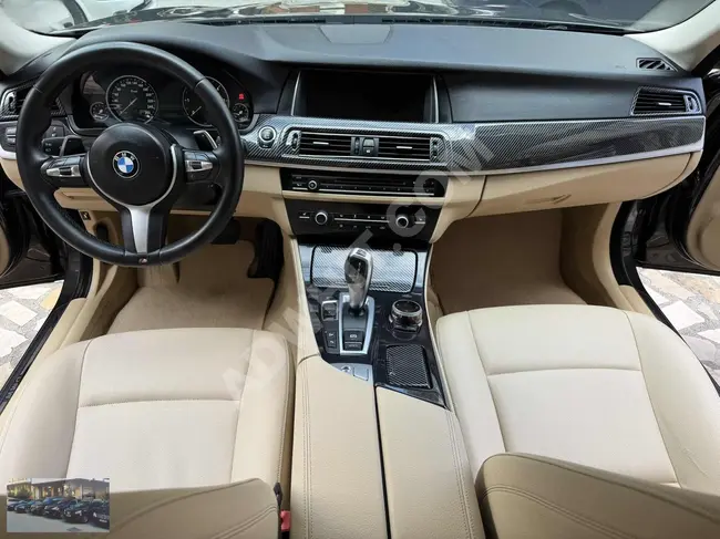 2014 - BMW 5.25d xDRİVE - شاشة M ديجيتال - شاشة NBT - دركسيون M  - لا تحتاج لمصاريف اضافية