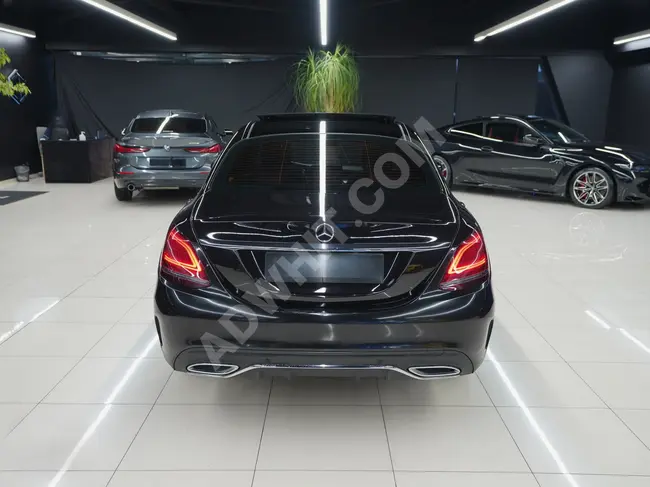 سيارة MERCEDES C200 4 MAT.AMG موديل 2020 - تدفئة - ذاكرة - بدون خطأ