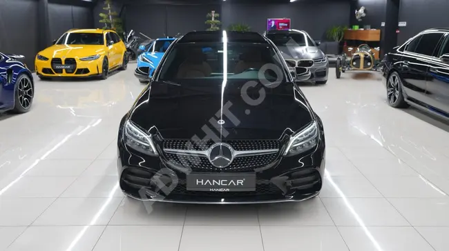 سيارة MERCEDES C200 4 MAT.AMG موديل 2020 - تدفئة - ذاكرة - بدون خطأ