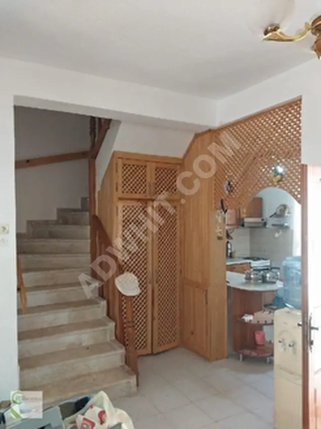 A furnished triplex apartment for rent located in the area of Mersin Anamur Bozyazı.