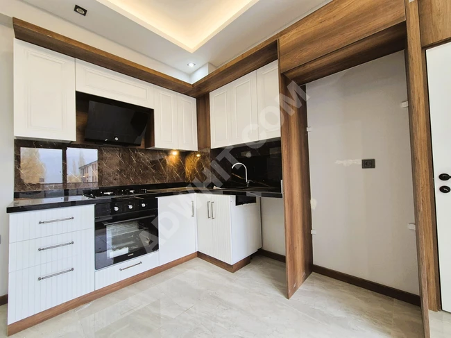 Extremely luxurious 1+1 apartment on the middle floor with natural gas - from ALÇINAR EMLAK