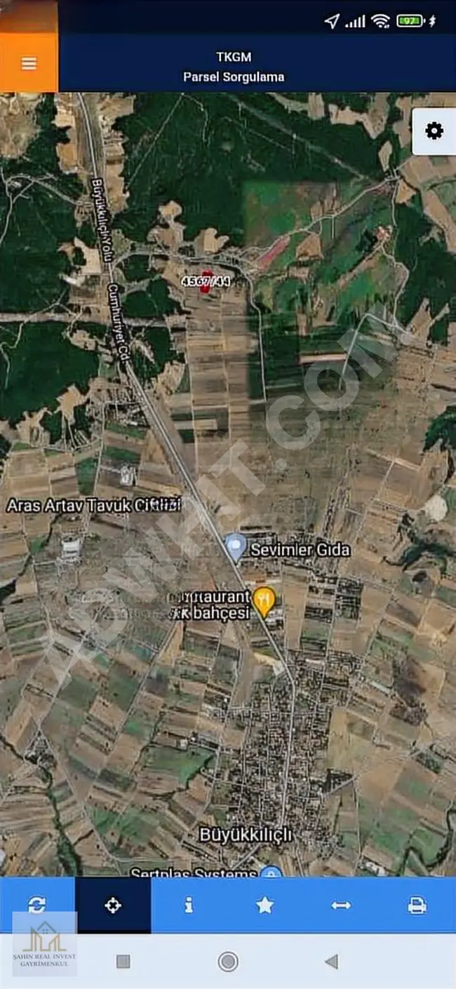 Land for investment with an area of 3,365 m2, single title deed in SİLİVRİ BÜYÜKKILIÇLI