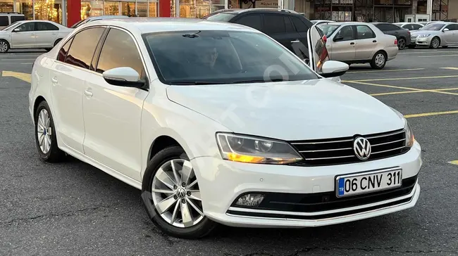 VW Jetta/1.6TDI Comfortline Model 2015 DSG with 230 km in excellent condition