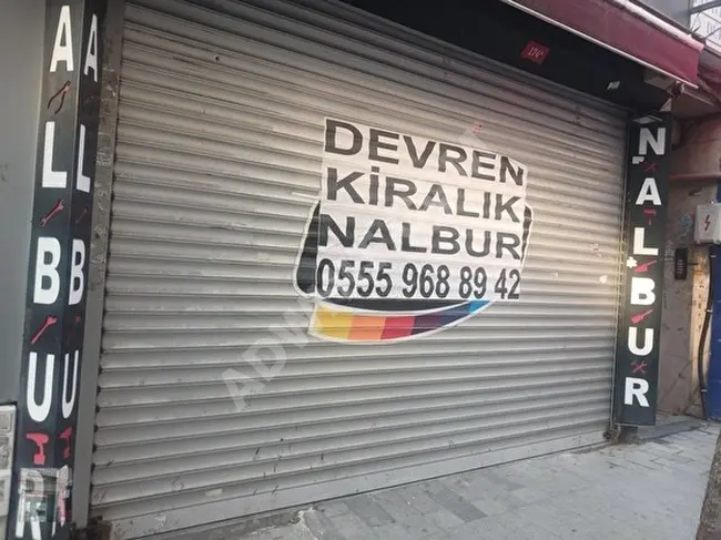 Shop (Construction Tools Shop) for lease with transfer, consisting of three floors on the main street in Kurtuluş.