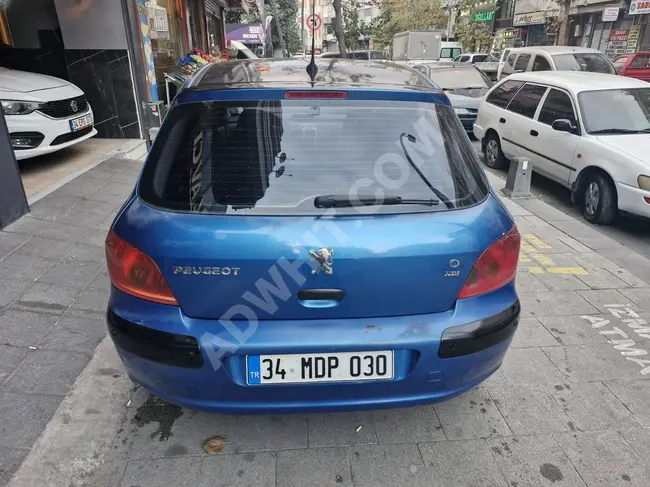 سيارة Peugeot 307/1.4HDI XR موديل 2004  إمكانية الدفع بالتقسيط ببطاقة الائتمان / عبر سندات يدوية