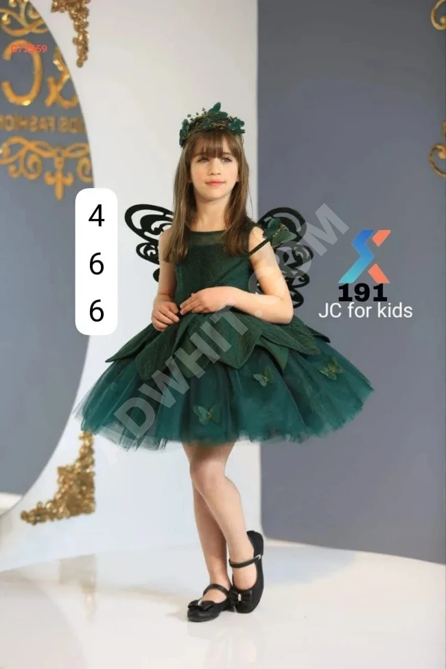 Butterfly Model Girl's Dress