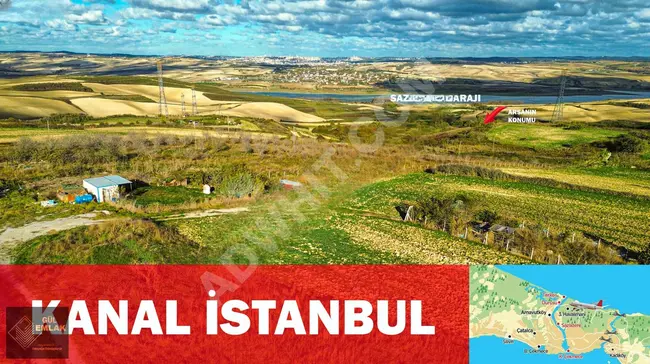 Kanal İstanbul Sazlıbosna İmar Planında Özel Fırsat Satılık Arsa