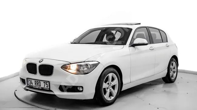 سيارة BMW 1.16 İ موديل 2012 بمسافة 90,000 كم أوتوماتيك نظيفة مزودة بسقف زجاجي وبدون تغيير