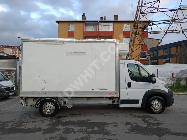 2017 - FIAT DUCATO - with a refrigerator system (FRIGOLU) - Mileage: 137,000 km - Long chassis - with the possibility of a down payment of 480,000 Turkish Lira and the remainder in installments over 12 months.