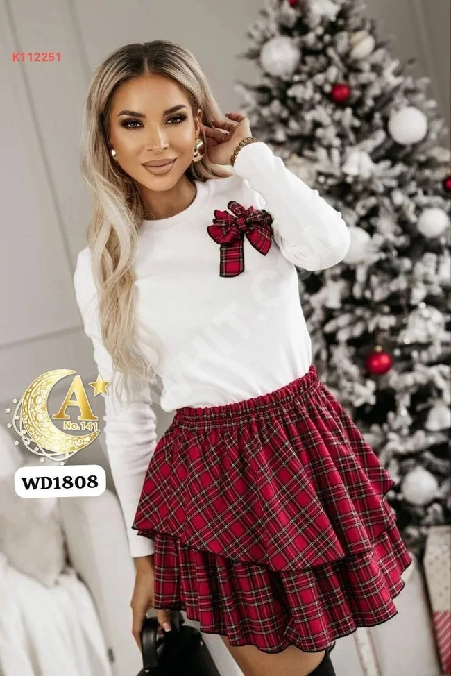 Long Sleeve Sweater and Skirt Set