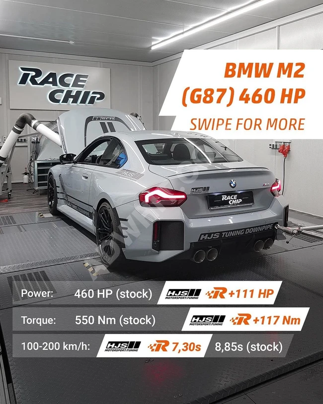 BMW 318i (G20) 154 HP 250 NM RaceChip GTS5 Tuning +44 HP+40 Nm