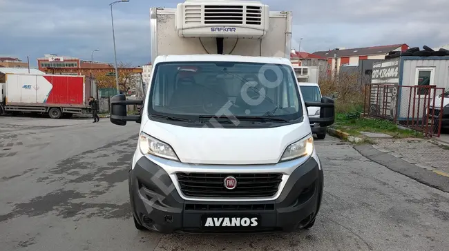 2017 - FIAT DUCATO - with a refrigerator system (FRIGOLU) - Mileage: 137,000 km - Long chassis - with the possibility of a down payment of 480,000 Turkish Lira and the remainder in installments over 12 months.