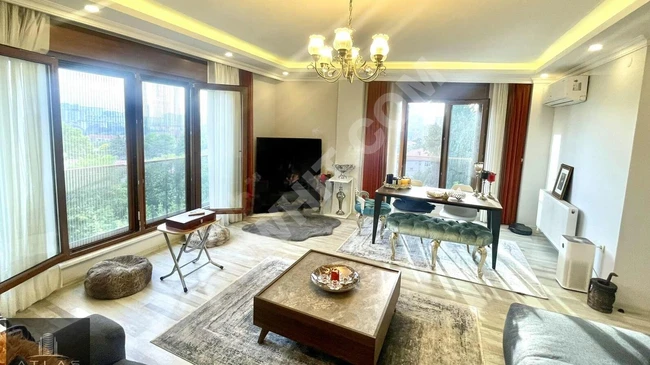 Luxury apartment 2+1 with an area of 115m² on the third floor for rent in Zuhuratbaba from Atlas.