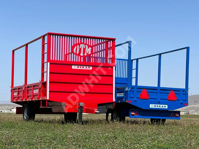 Pipe transport trailer