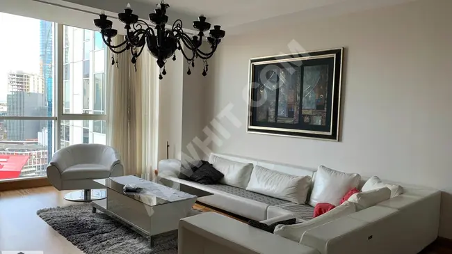 3+1 apartment for rent, fully furnished, with the option of monthly payment in Maslak Mashattan