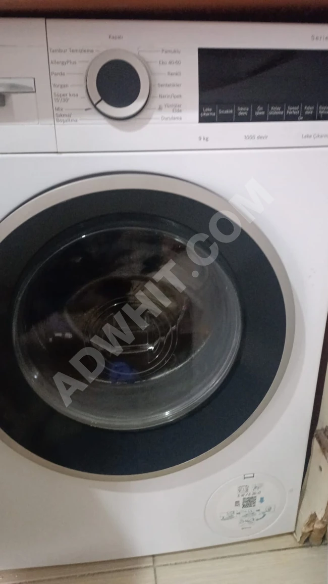 Bosch  çamaşır makinesi, 9 kg, garantiyle birlikte yaygın olarak mevcut.