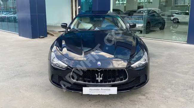 سيارة MASERATİ GHİBLİ  موديل 2015 بدون طلاء 99,000 كم خروج FERMAS