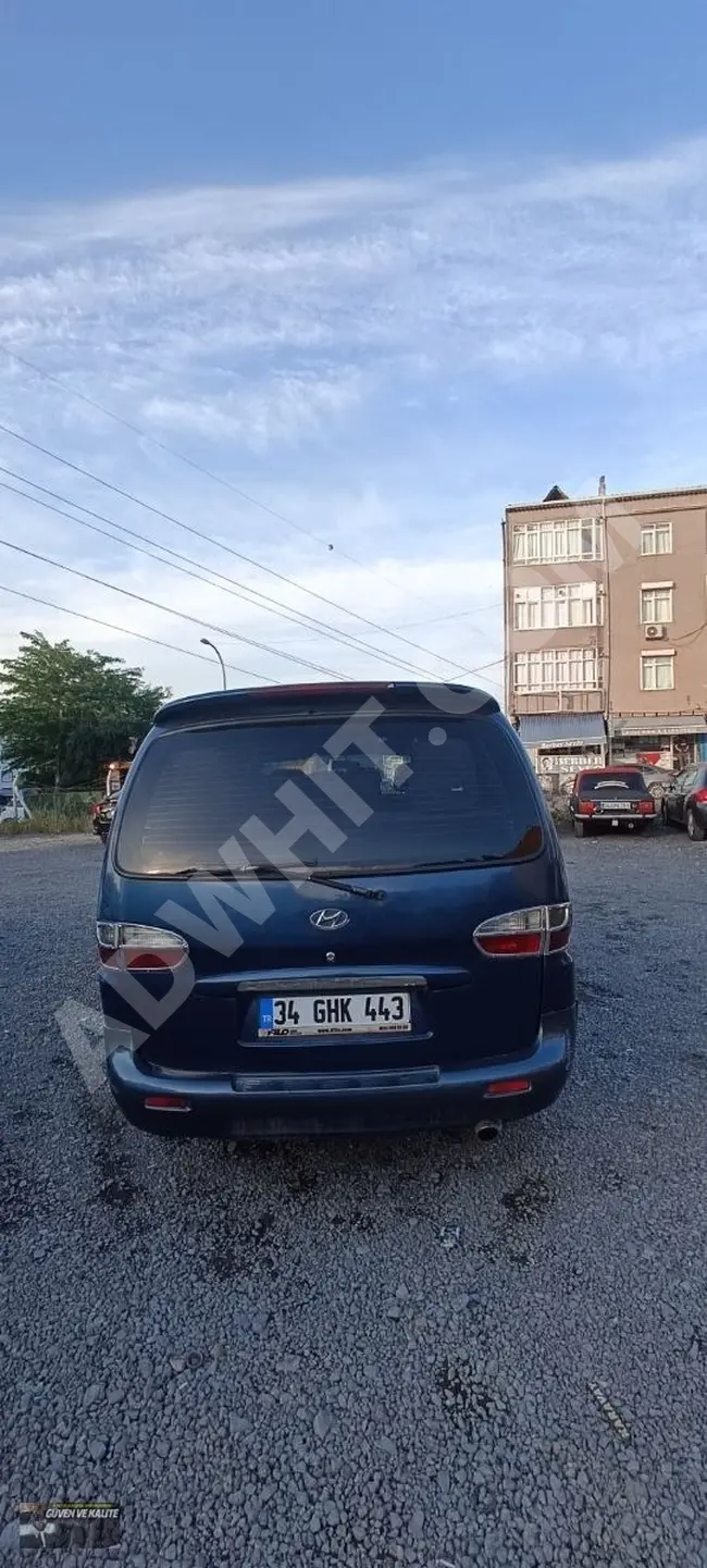 Hyundai Starex موديل 2005 ب 238.750 كم أصلي محرك وناقل حركة جيد