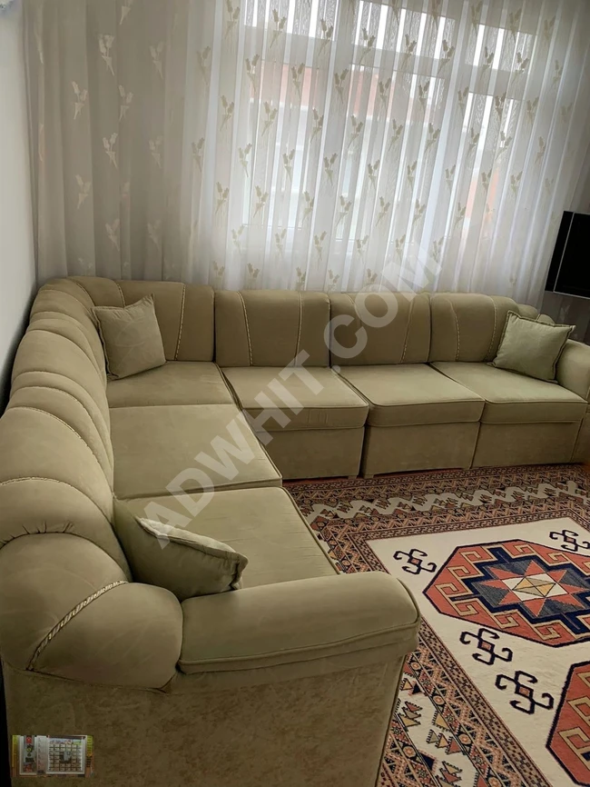 Fully furnished 2+1 duplex apartment with terrace on GUREBAHASTANE street in FINDIKZADE