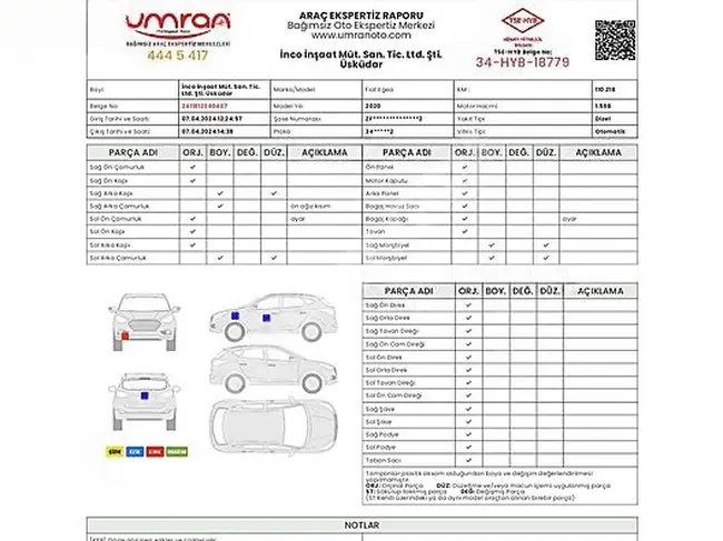 FİAT EGEA موديل 2020, HATCHBACK, URBAN PLUS, اوتوماتيك, عداد 110.300 كم