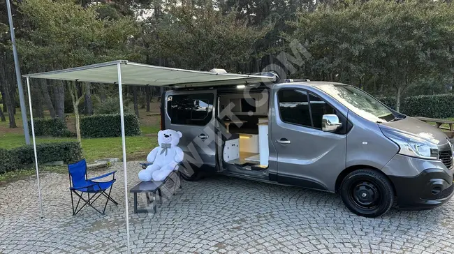 Caravan vehicle registered with solar power, WEBASTO (heater), awning, and TV.