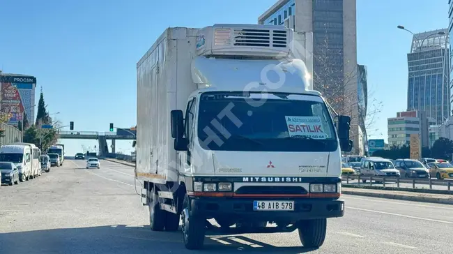 MITSUBISHI 659 Model 2005 Truck with Crane and Refrigerator from AZIZ