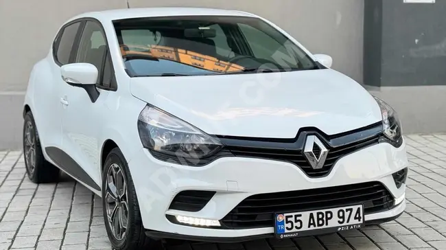 Renault  Clio اصدار 2017 بعداد 64.000 + بدون عيوب أو طلاء + جنوط فولاذ + نظيفة للغاية