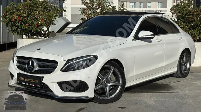 MERCEDES C200 D BLUETEC موديل 2017, سقف زجاجي, بلا مثيل - CSM MOTORS