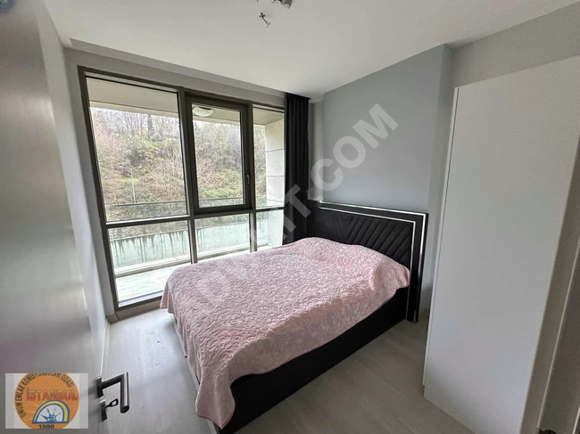 1+1 apartment with a forest view for sale in AS MASLAK RESIDENCE