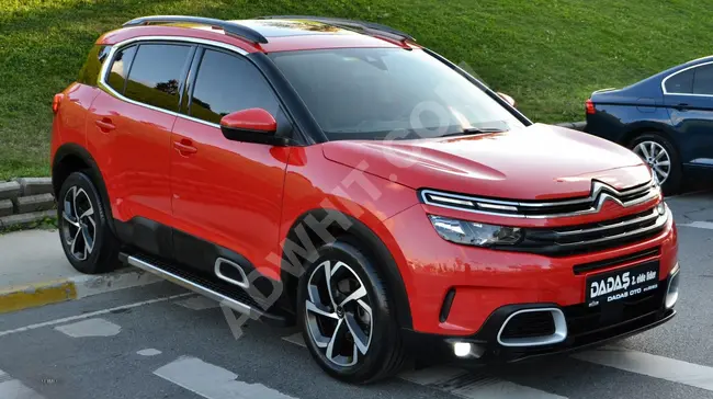 CITROEN C5 AIRCROSS 2020 model 77 thousand km, glass roof, red color from DADAŞ