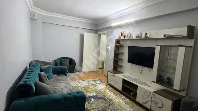 2+1 apartment with an area of 90 square meters on the ground floor at Street 10 in GAZİOSMANPAŞA ŞEMSİPAŞA