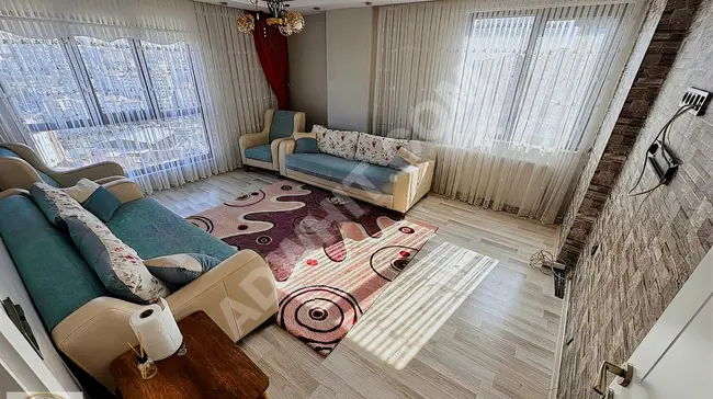 =ADRES=KARADOLAPTA OTOPARKLI SİTE 9.KAT 90m² EŞYALI KİRALIK 2+1