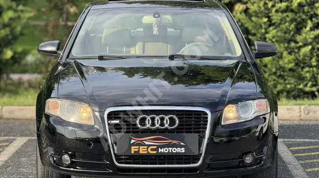 Audi A4 موديل 2006   ديزل 2.0 TDI ذو كم منخفض مع فتحة سقف، جزء مؤجل للدفع من FEC MOTOR.